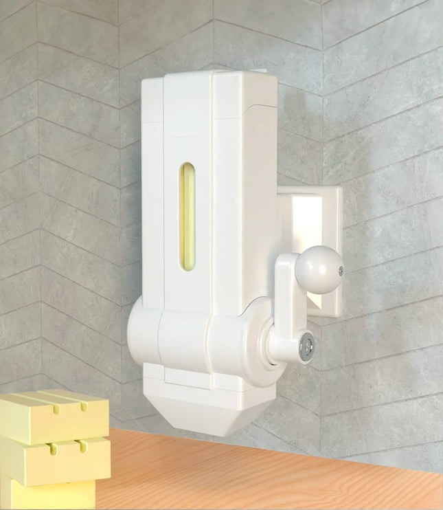 Distributeur de savon solide - Blanc + 3 savons de Marseille - La Râpe à Savon