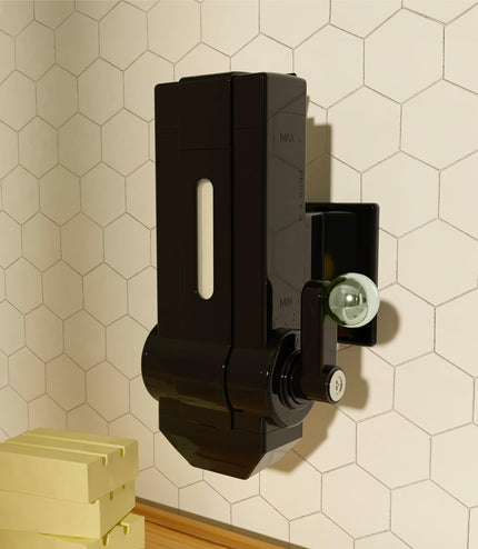 Distributeur de savon solide - Full Black + 3 savons de Marseille - La Râpe à Savon