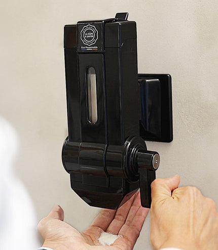 Distributeur de savon solide - Full Black - Reconditionnée - La Râpe à Savon