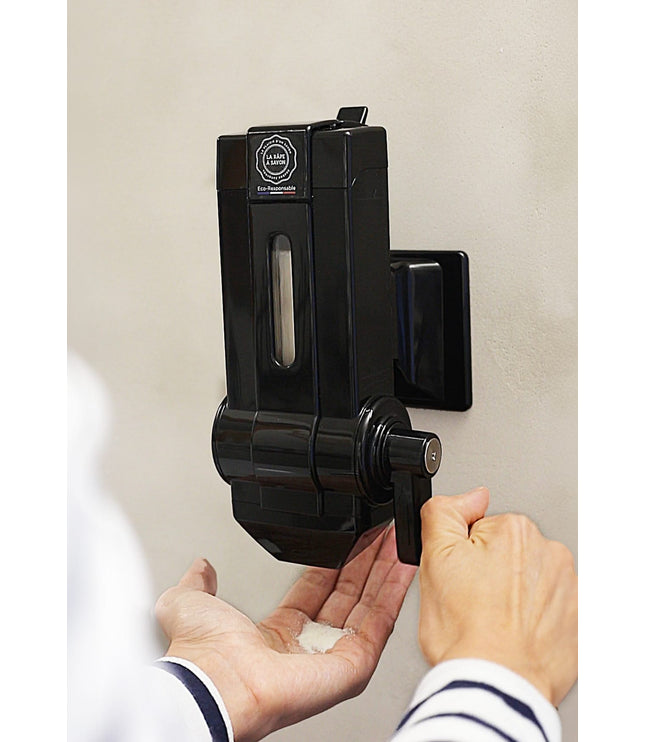 Distributeur de savon solide - Full Black - Reconditionnée - La Râpe à Savon